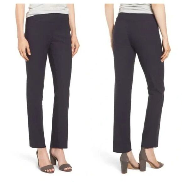 Nic & Zoe Wonderstretch Straight Leg Pants size 4 in Black - Picture 1 of 11